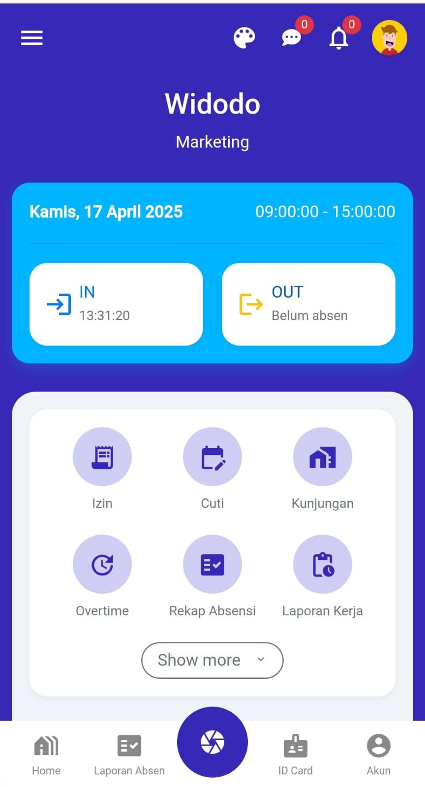 Mobile Attendance App